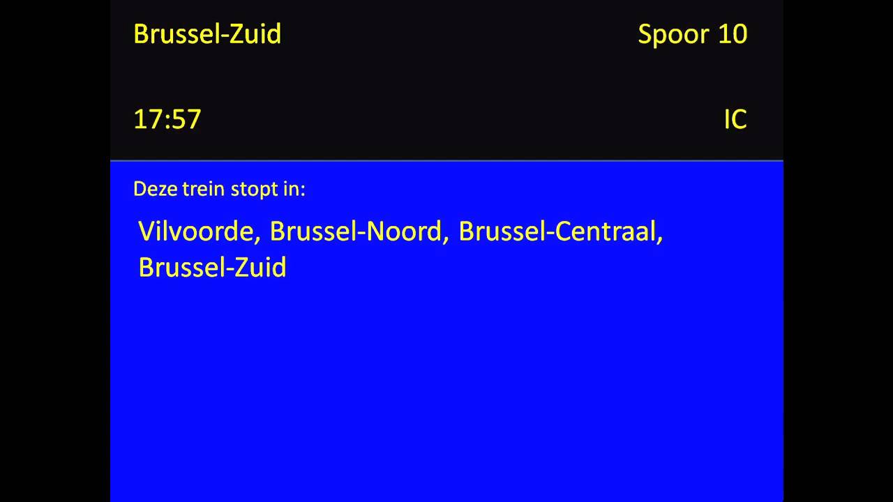 NMBS Automatische aankondigingen (Mechelen) / Annonces automatiques SNCB (Malines)
