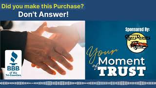 Text Message Scam BBB Moment of Trust Sponsored by Ayers Automotive