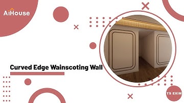 [Ceiling Module FAQs] V5 plus - Curved edge wainscoting wall