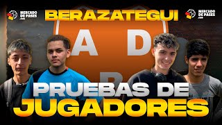 PRUEBAS DE JUGADORES BERAZATEGUI | Futbol y Pasión | VIVIENDO LA PRUEBA DESDE ADENTRO MERCADODEPASES