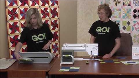 Making the GO! Uneven Nine Patch Block featuring Eleanor Burns