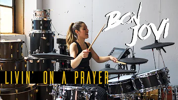 Livin' On a Prayer - Bon Jovi | DRUM COVER Domino Santantonio