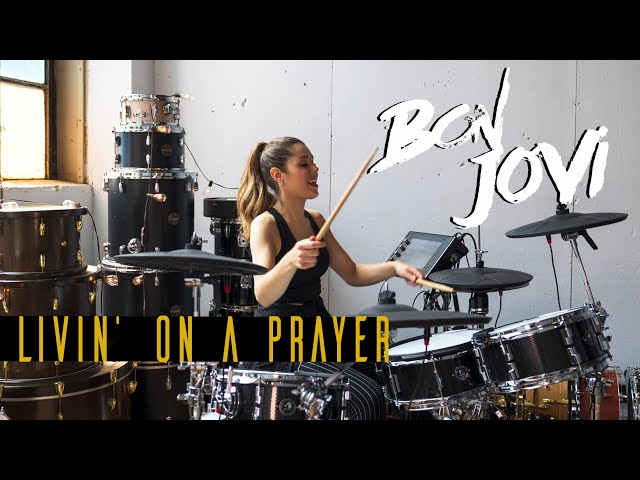 Livin' On a Prayer - Bon Jovi | DRUM COVER Domino Santantonio class=