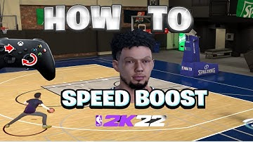 HOW TO SPEED BOOST IN NBA 2K22 *HANDCAM* SPEED BOOST ON NBA 2K22 TUTORIAL