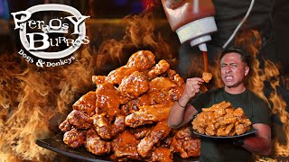 Thumbnail for ESTE RETO DE ALITAS DIABLO NADIE LO HA CONSEGUIDO 🍗 **GANO $3,000 Si Puedo COMER 50 ALITAS! 🤯🔥