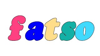 Fatso italics cs font preview