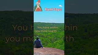 Rumi Says and Makes You Think #viral #trend #facts #philosophy #metaphysics #youtubeshorts