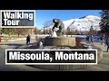 4K City Walks: Missoula Montana virtual treadmill walking tour