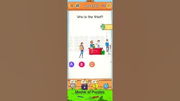 Braindom Riddle 2021 Updated Level  321 Who is the thief Walkthrough