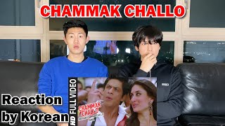 'Chammak Challo' Reaction by Korean | ShahRukh Khan | Kareena Kapoor