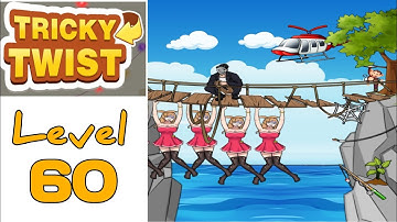 Tricky Twist level 60 help the girls escape