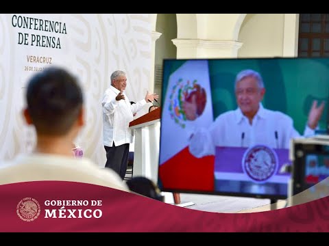 #ConferenciaPresidente desde Veracruz, Veracruz | Lunes 26 de julio de 2021