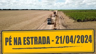 Trechos ruins da BR-153 e caminho da cana-de-açúcar