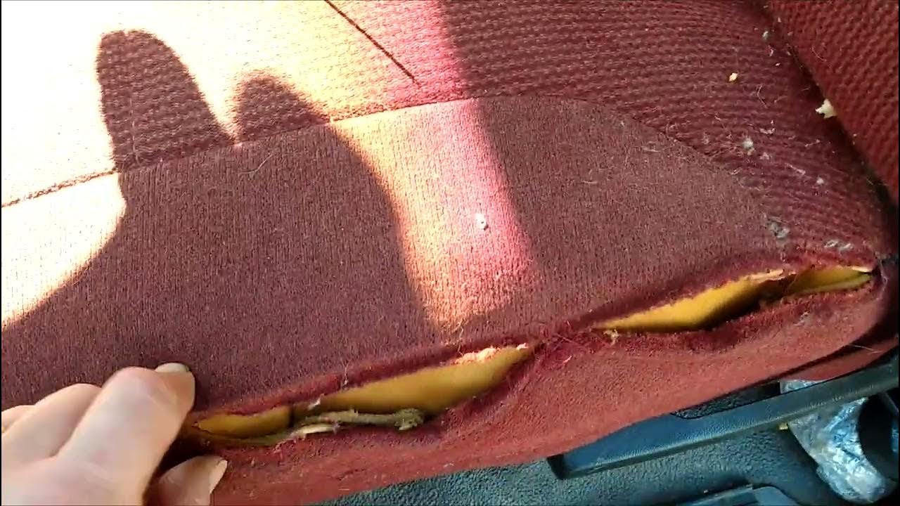 Restuffing bench seat on O B S F250. OBS Stitch Sew YouTube