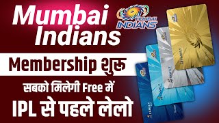 Mumbai Indians Membership 2026 Mi Family Membership Details Benefits Ipl 2026