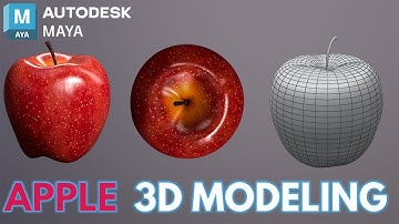 3D Modeling Tutorial: Apple 3D Modeling Tips In Maya |Autodesk Maya
