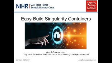 Easy-Build Singularity Containers - presentation (EUM