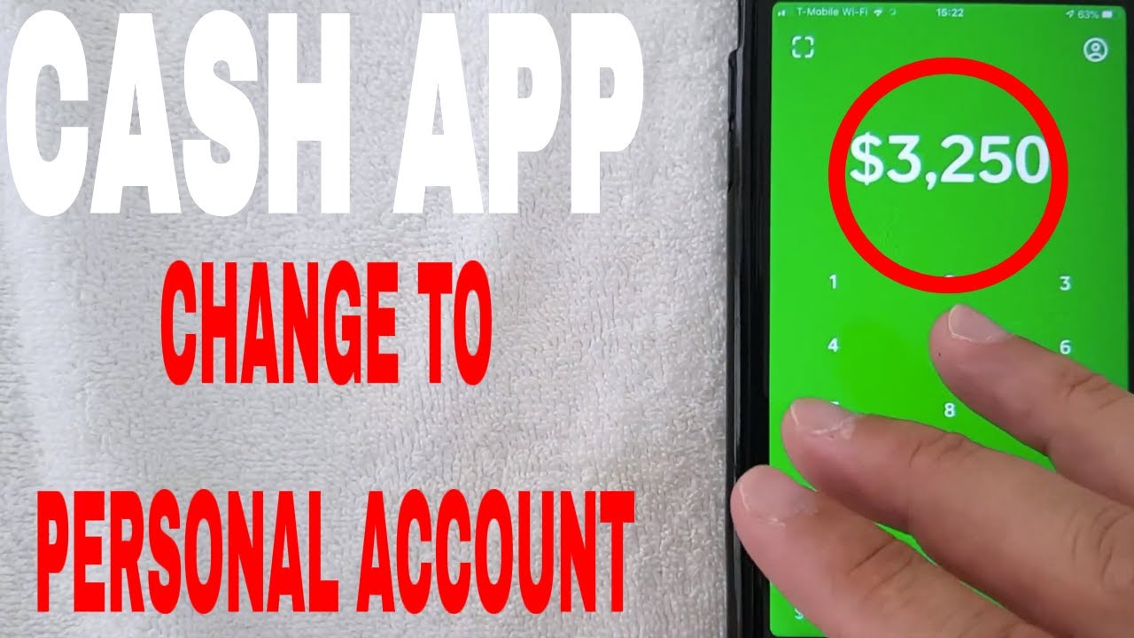 How To Change Account On Cash App From Business To Personal