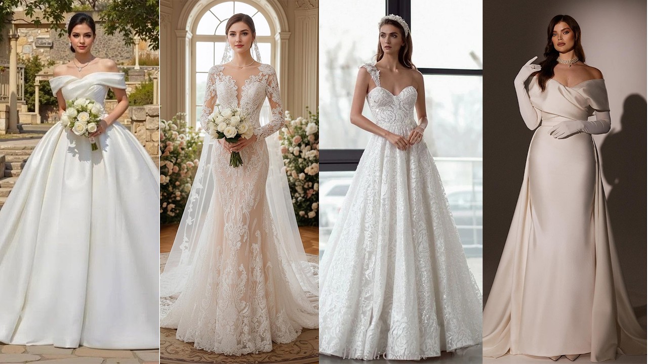 Бело-серебряная элегантность на подиуме ✨сказочные вечерние платья ✨неподвластный времени свадебн...