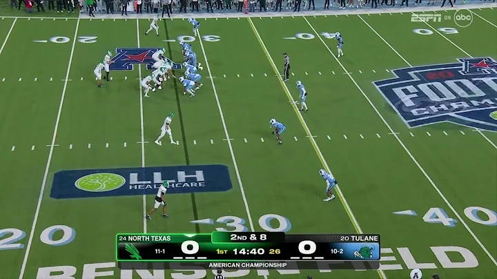 NCAAF 2025 - American Conference Championship - North Texas vs Tulane
