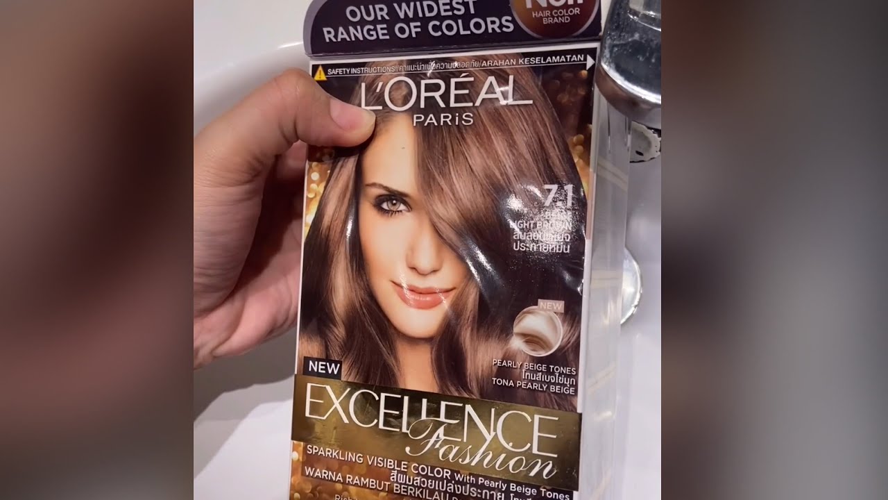 Loreal Paris Hair Color Beige Light brown - Unboxing + Results