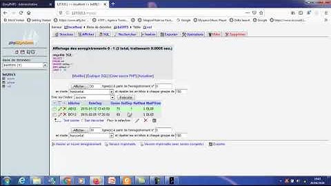 resumé des requêtes sql à utiliser dans le code php