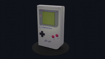Gameboy Turntable | Blender