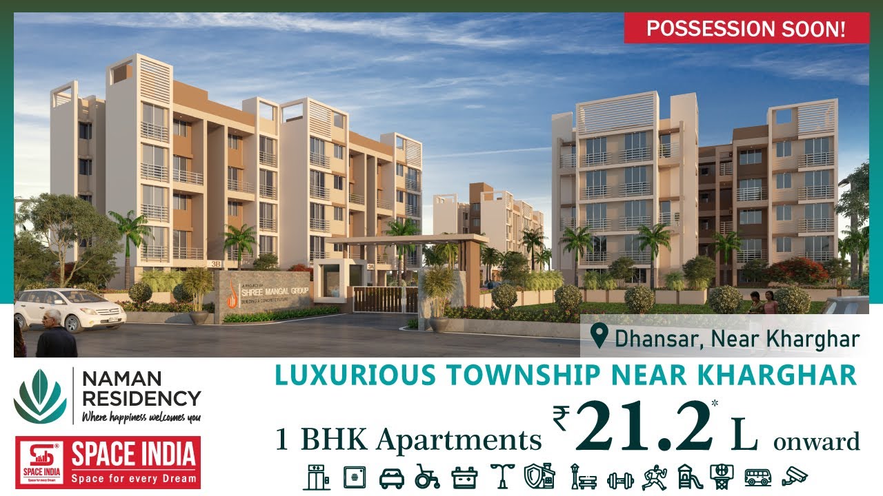 Live Next to Kharghar 1BHK just ₹21.2* Lakhs Luxurious Township in