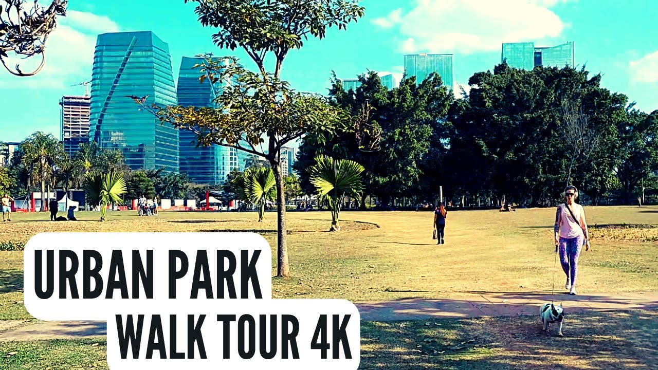 walking tour brazil, park walking tour, urban park, financial district, fin...