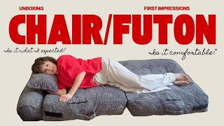 Futon Chair Bed Review | Small Space Seating That Turns Into a Bed: Unboxing