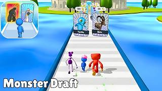 Monster Draft : Merge Runner - Gameplay Walkthrough (Android/iOS) Part 1