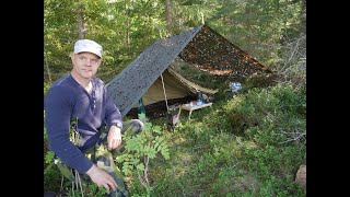 BIVACK MED ARMÈTÄLT  &quot;Stealth camp setup&quot;