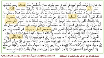 سورة يوسف من 46 75 بصوت الشيخ محمود الحصري