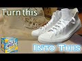 Oxi Clean Demonstration- White Converse Shoes