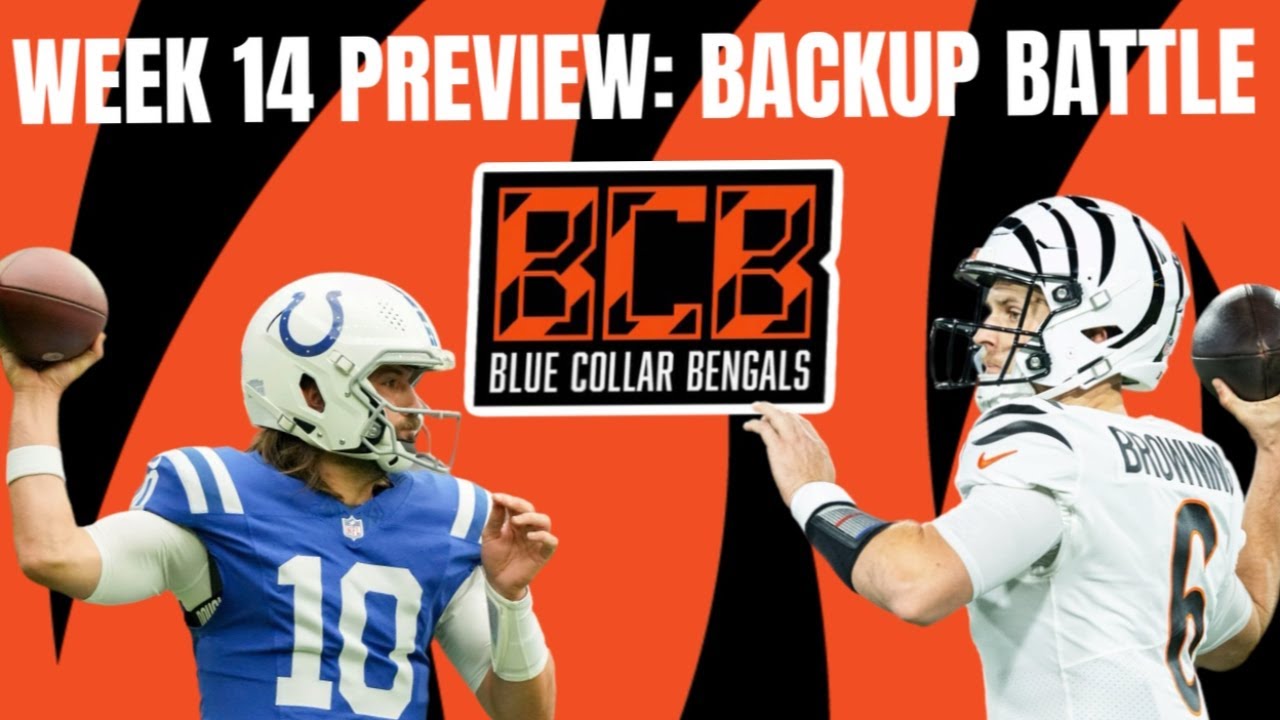 Bengals vs. Colts Preview Battle of the Backups YouTube