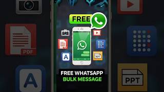 Send Bulk Free WhatsApp Messages without WhatsApp Number Block #bulksms #whatsappmarketing