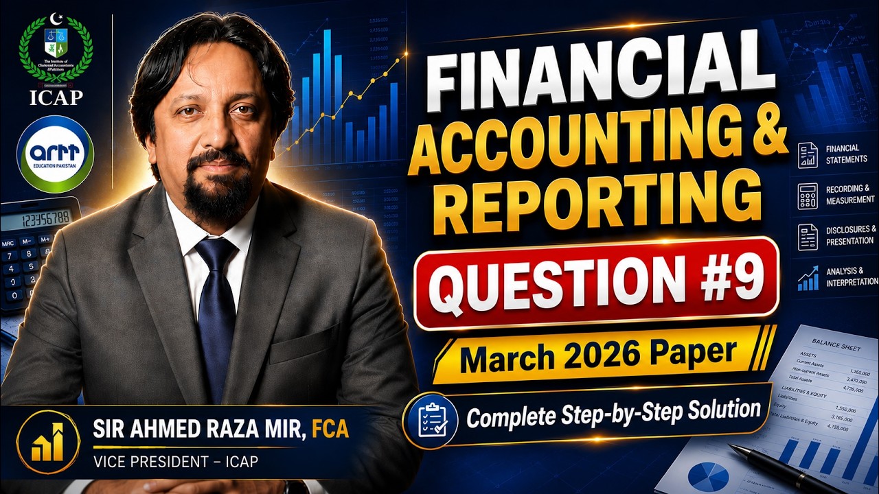 ⁣Thorium Limited   Q9 ICAP March 2026 Past Paper   Financial Accounting and Reporting