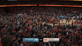 Syracuse fans storm the court after upset vs #7 North Carolina by PSC Highlights 10,950 views 2 months ago 3 minutes, 6 seconds