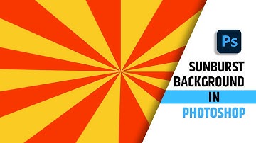 How to Create a Sunburst Effect Background in Photoshop | Easy Tutorial