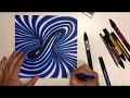 P03  les dessins  blue spiral