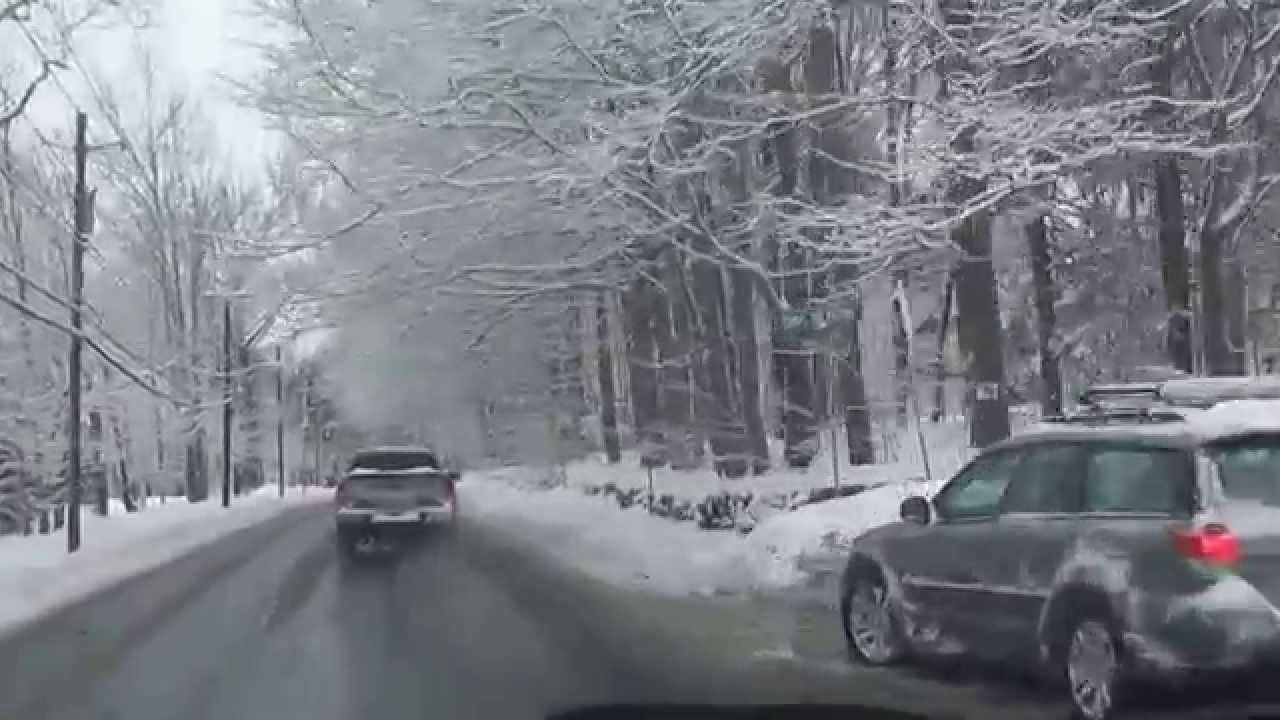 Driving through Snow Storm Conditions to Albany, New York March 05