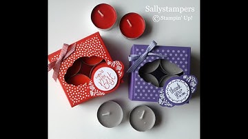 Eight Pretty Tealight Box