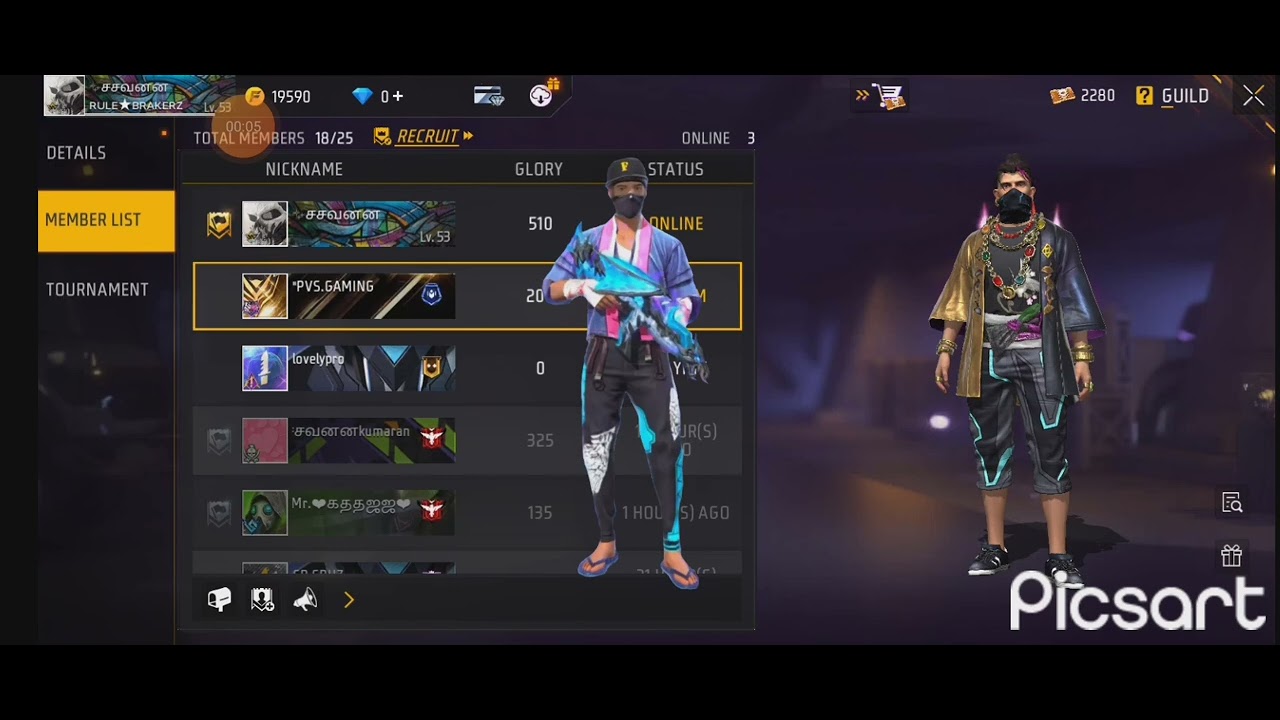 free fire Tamil boys guild