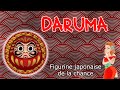 Le daruma trange figurine de la chance symbole japonais