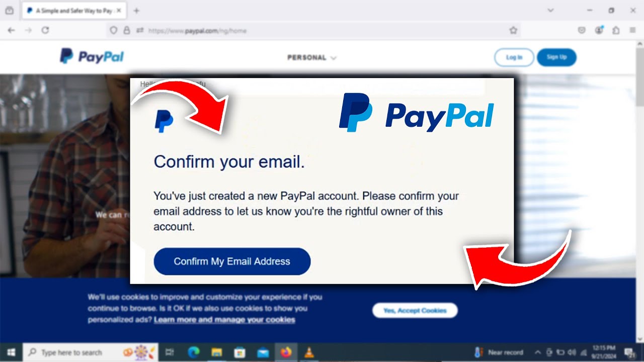 How to confirm your mail with PayPal - YouTube