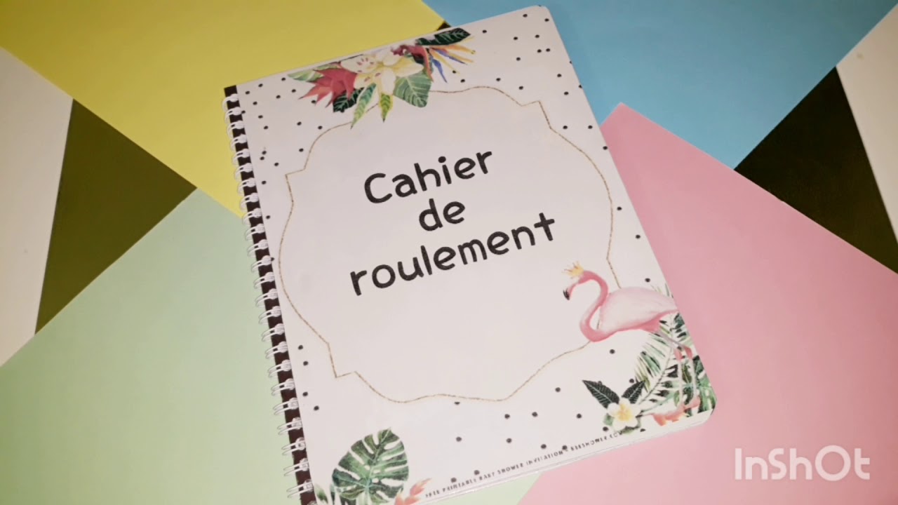 Cahier De Roulement Page De Garde #Cahier de roulement #كراس #التداول #ابتدائي - YouTube