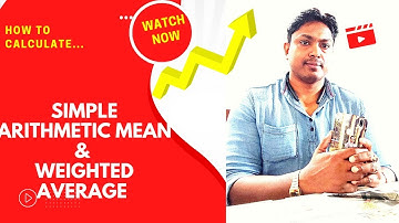 Weighted Average l Arithmetic Mean l Learning Statistics l With BDN.