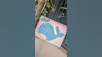 string art 🐳 #shorts
