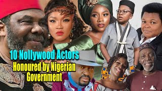 10 Nollywood Actors Honoured by Nigerian Government