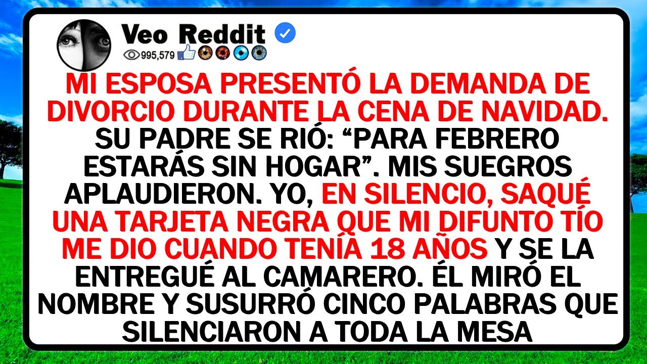 Mi Esposa Presentó La Demanda De Divorcio Durante La Cena De Navidad  Su Padre Se Rió “Para Febrero